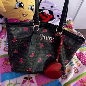 Juicy Couture brown valentines tote bag